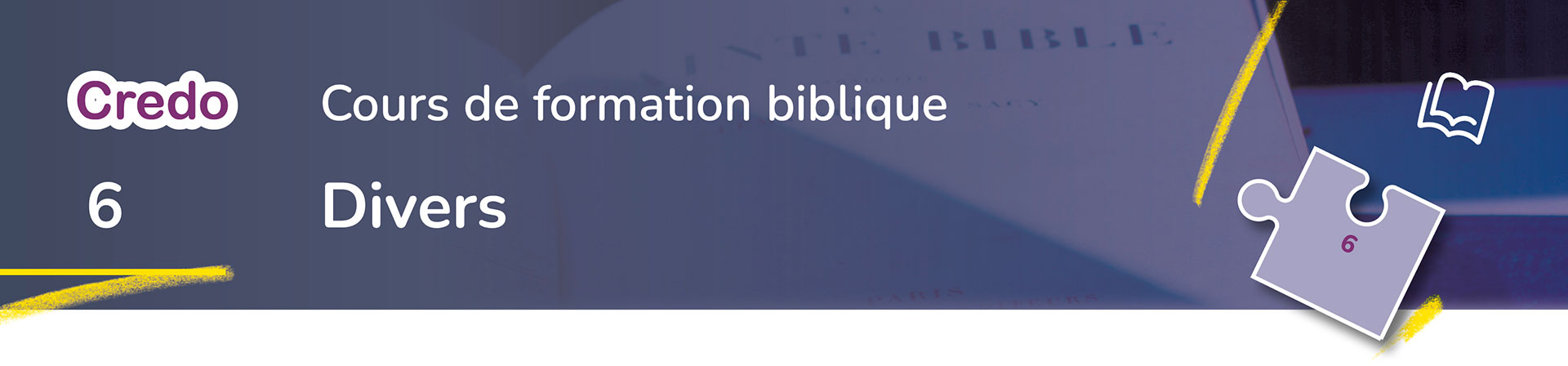 6 Divers - 5 leçons