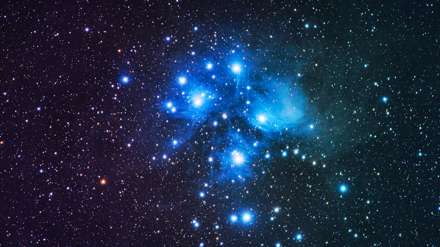 As-tu compté les-etoiles ? - Constellations d'étoiles bleutés, Orion