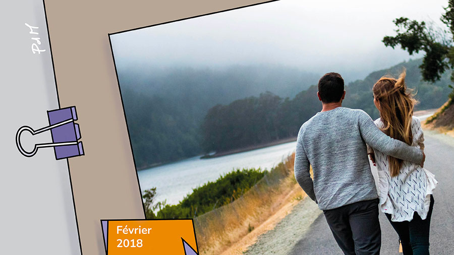 Intimité - Un couple en promenade